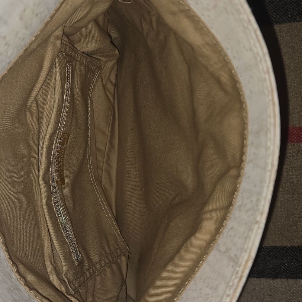 CorkLife Artcork Biege And Blue Envelope Front Folding Shoulder Bag  NWT - Picture 5 of 6